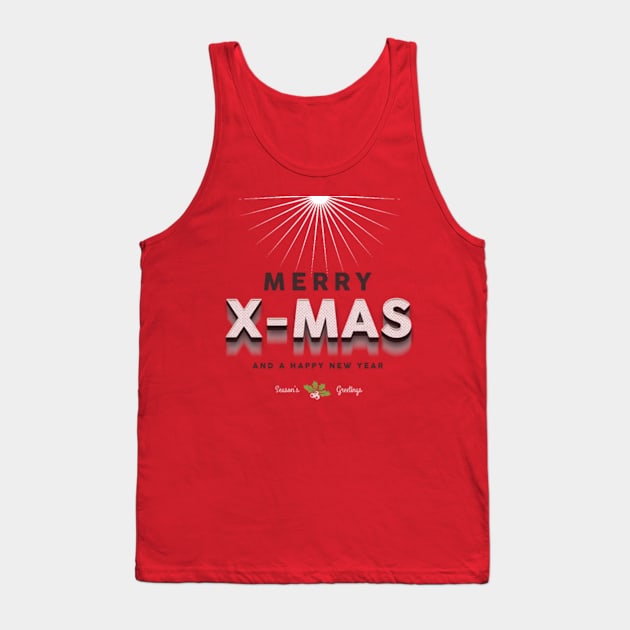 Merry Christmas Holiday Gifts Happy Family Xmas Gift Tank Top by Genio01